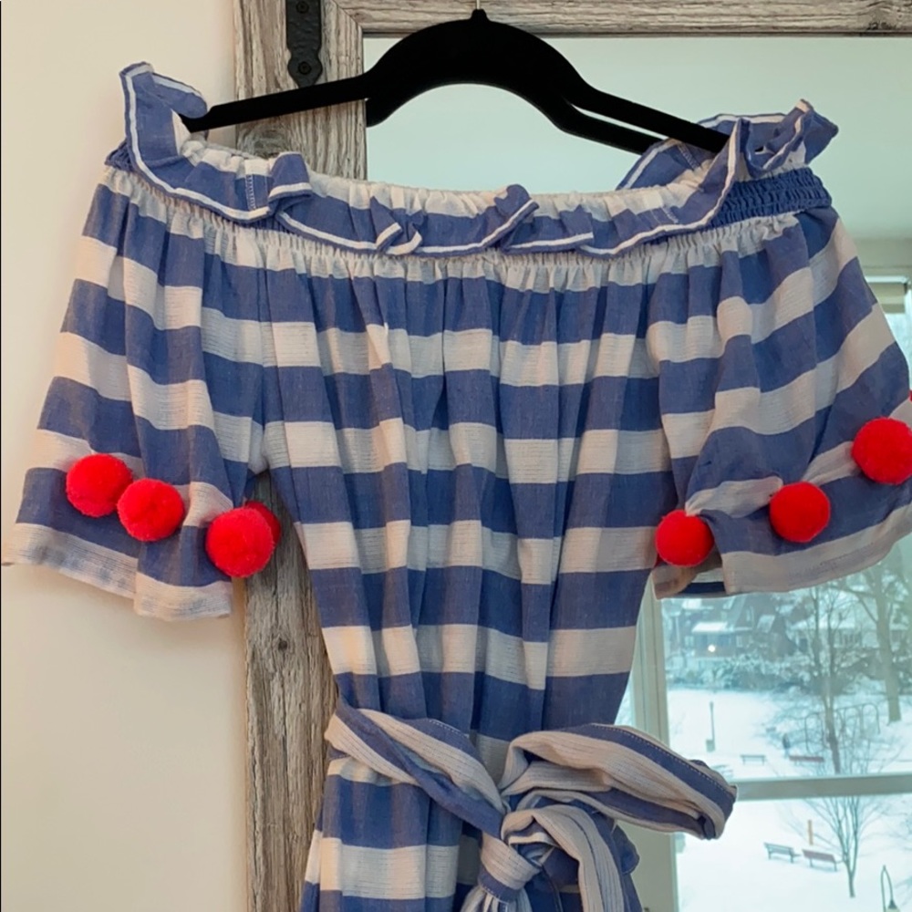 SUNDRESS pom pom dress